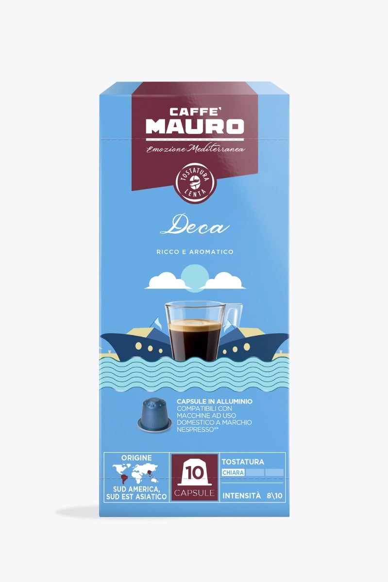 Caffè Mauro Decaf 10 capsules Nespresso® compatibel