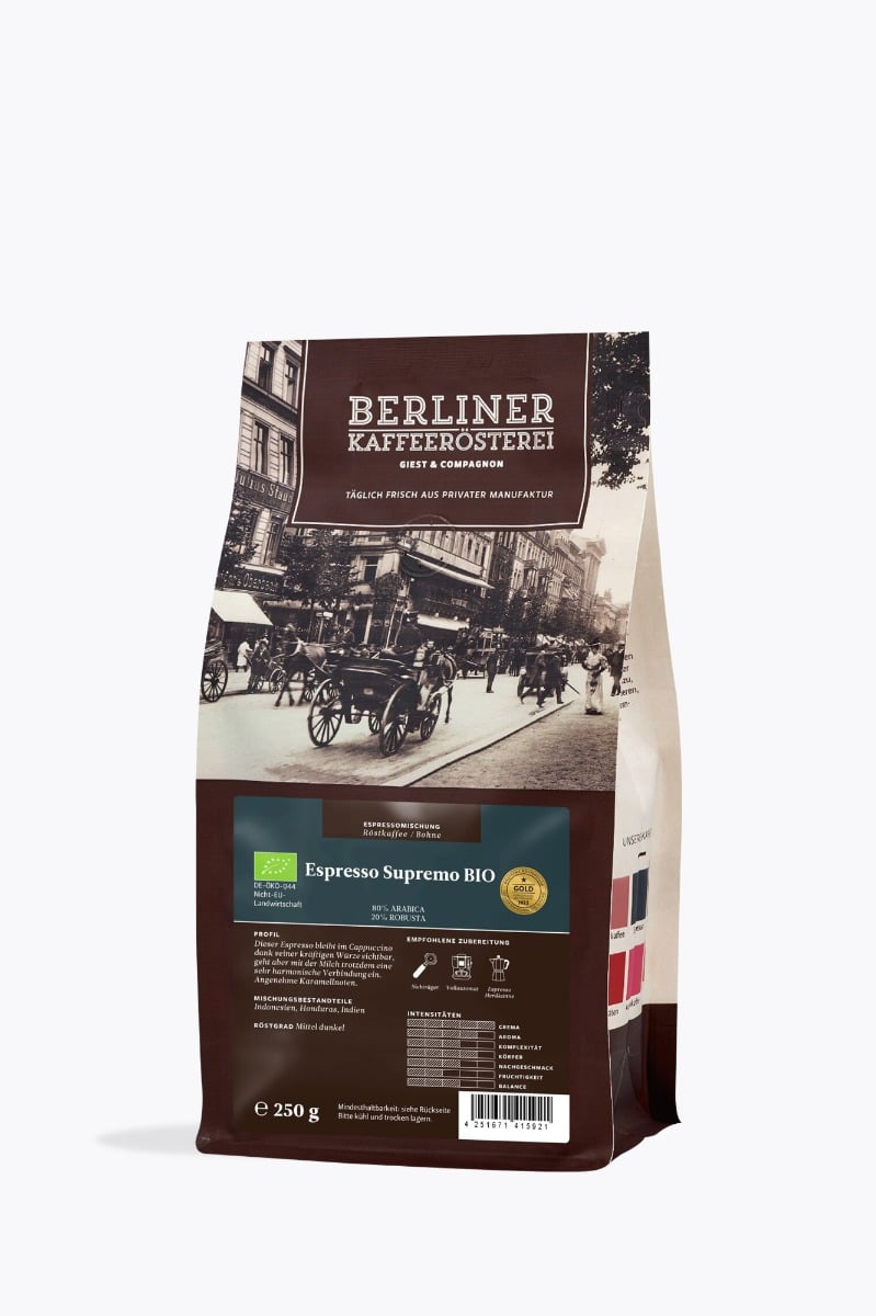Berliner Kaffeerösterei Espresso Supremo Bio