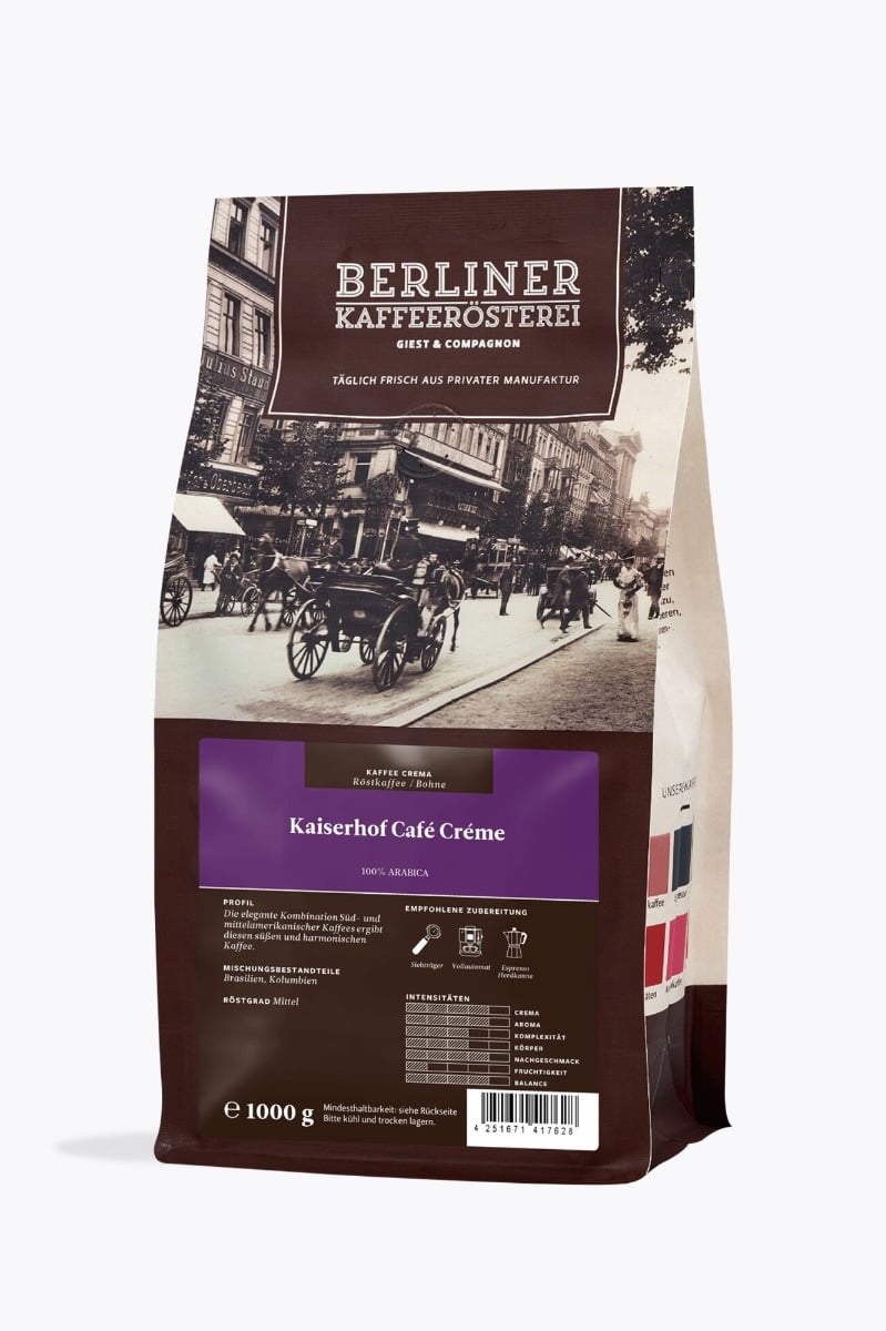 Berliner Kaffeerösterei Café Créme Kaiserhof