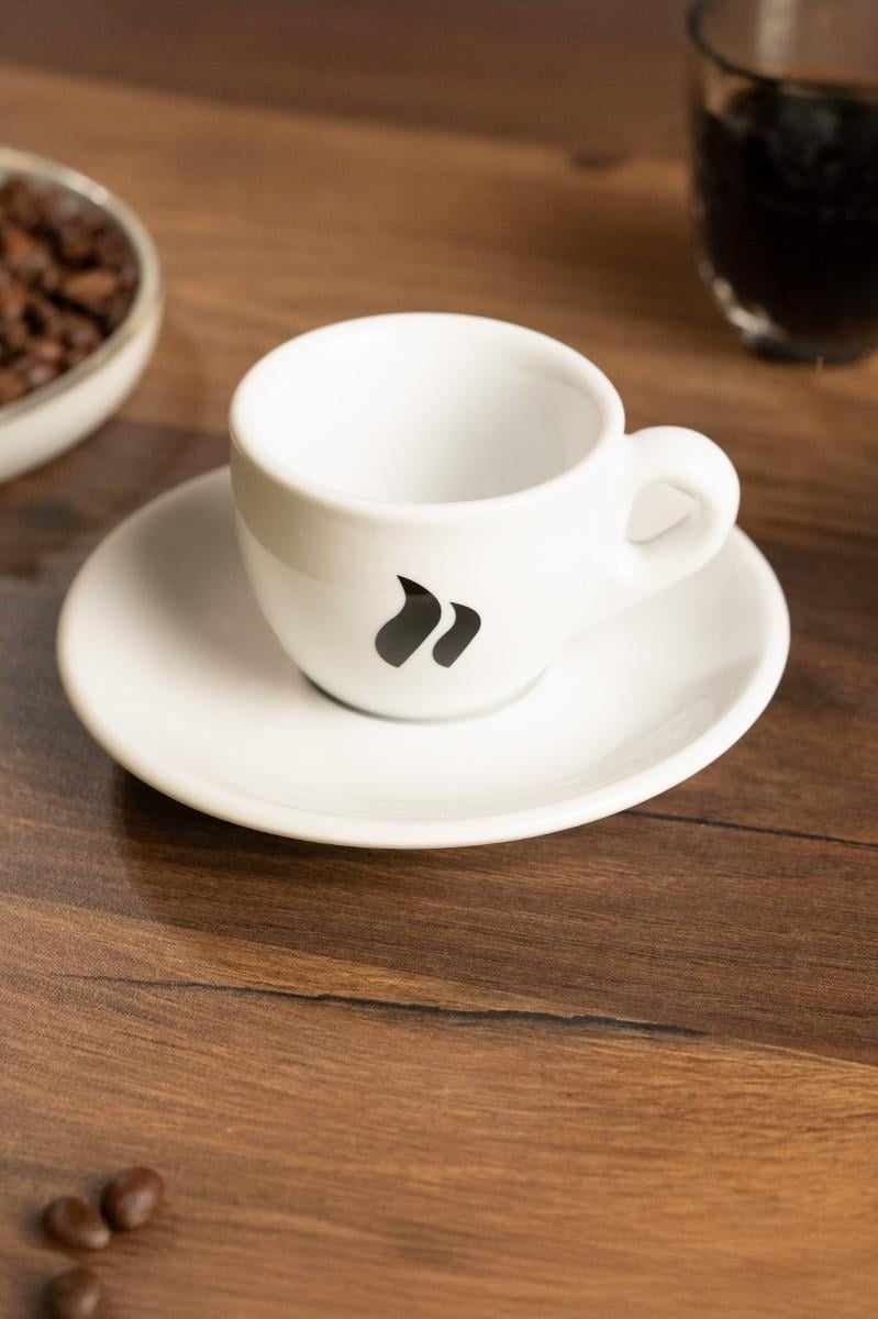 roastmarket Espressotasse Weiß