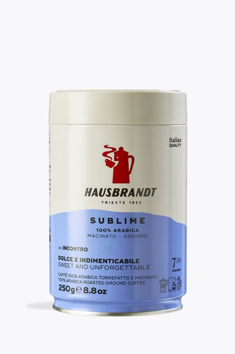 Hausbrandt Sublime 100% Arabica Macinato 250g gemalen